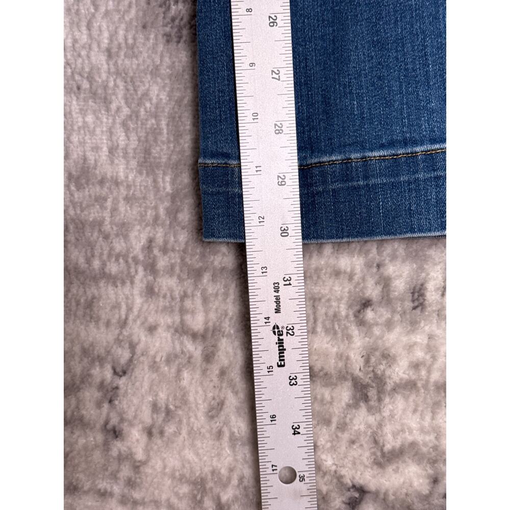 Spanx Jeans 1X Womens Seamed Front Wide Leg Pull On - Picture 5 of 7